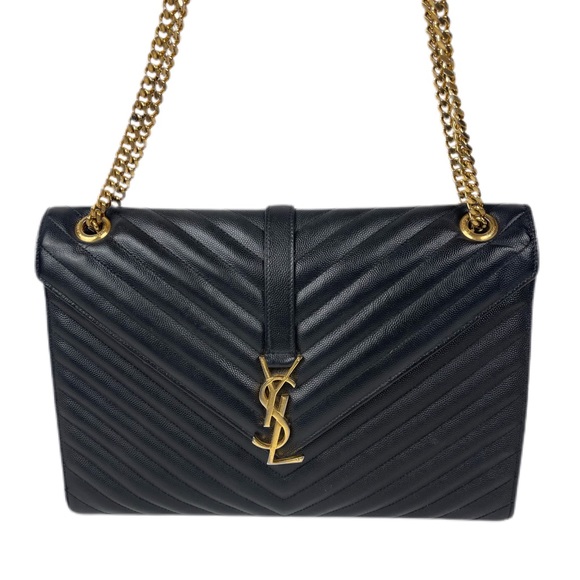 Saint Laurent Large Monogram Matelasse EnvelopeBag - Picture 4 of 7